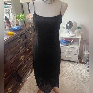 Vintage Sparkle Black Dress